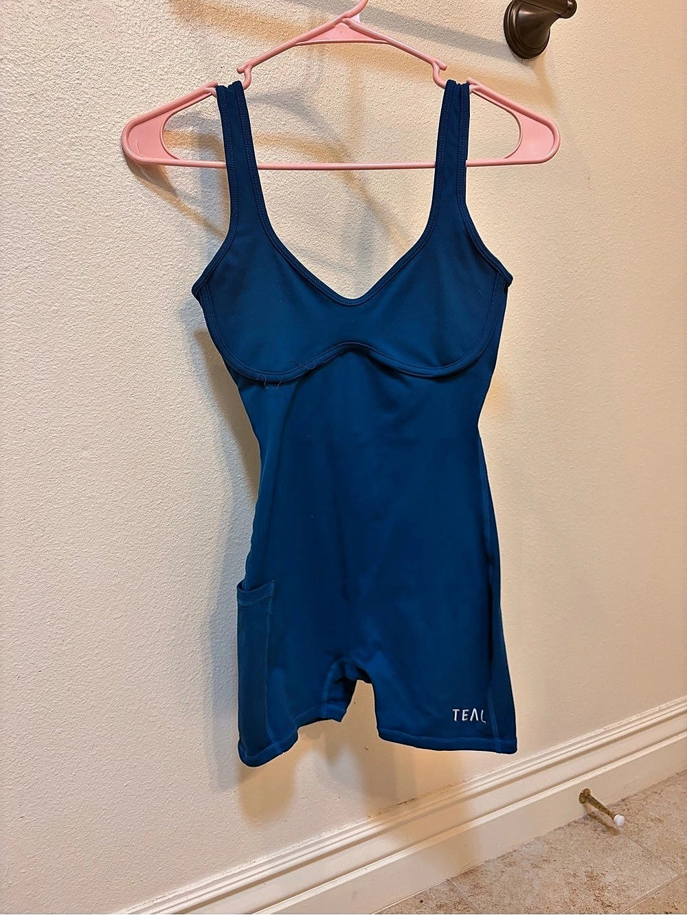 Active by Teal Kayla Jumpsuit Blue One-Piece